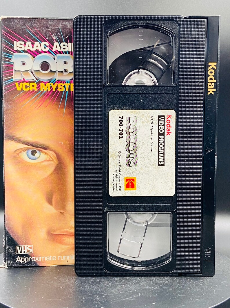 Isaac Asimovs Robots VCR Mystery Game vintage instructional Etsy