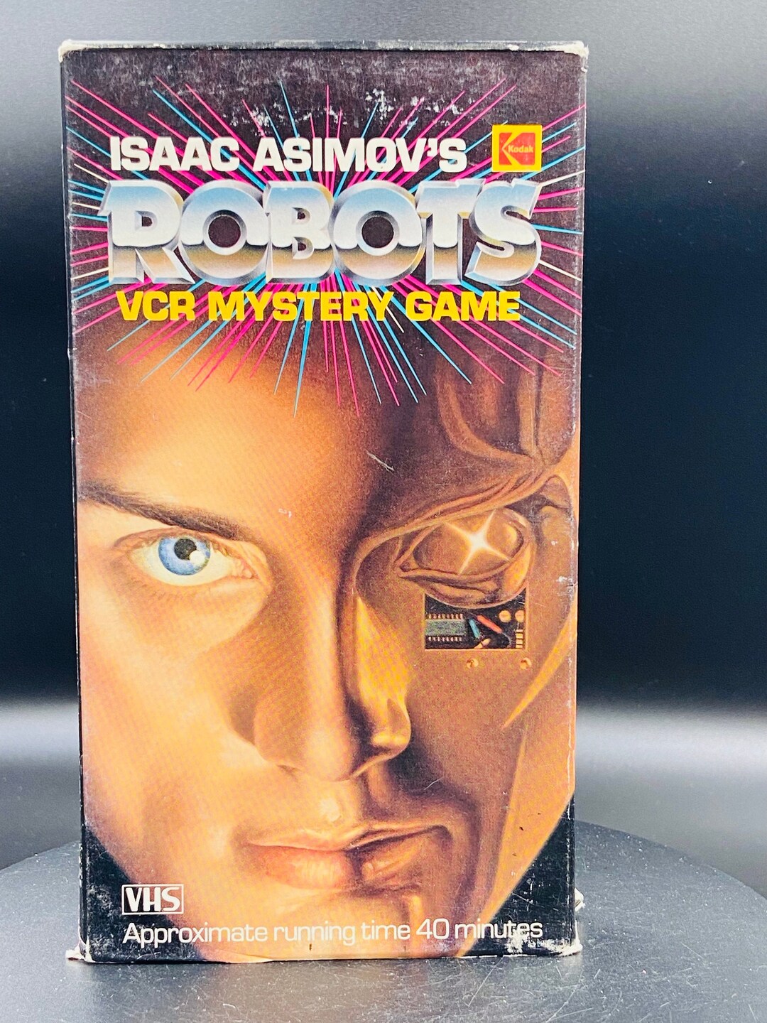 Isaac Asimovs Robots VCR Mystery Game vintage Instructional Vhs Tape