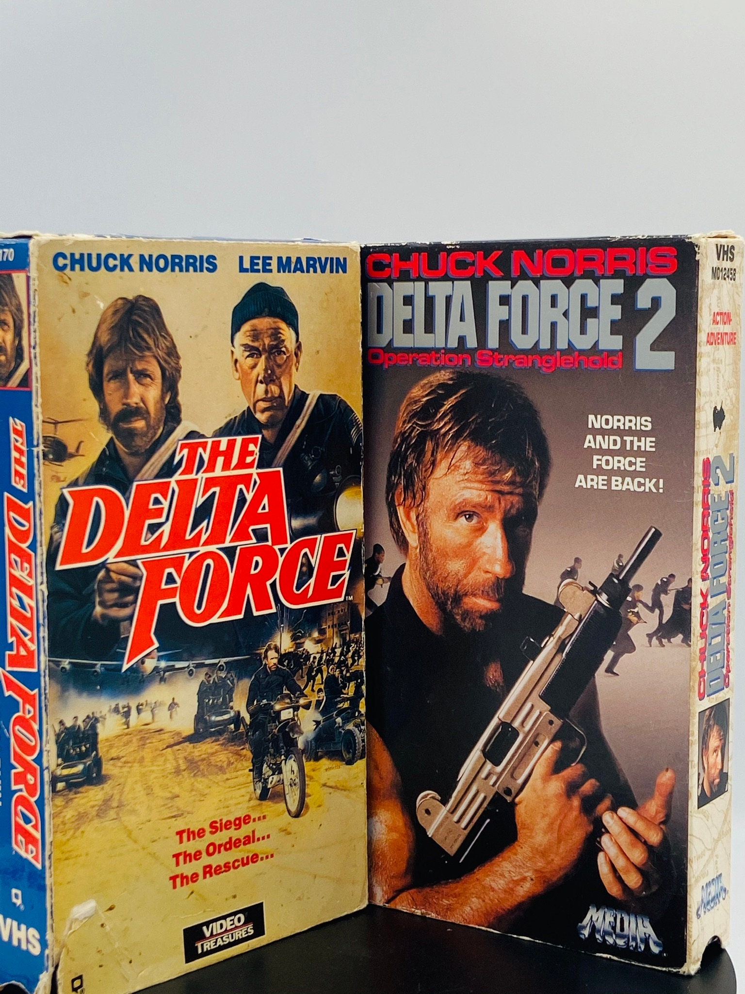 Reductor Anders dozijn Buy Delta Force & Delta Force 2 vintage Chuck Norris Double Online in India  - Etsy