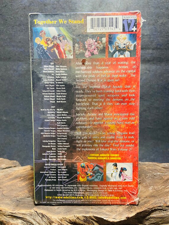 Buy Sakura Wars 2: the Spirit Warriors Return vintage Anime Vhs Online in India - Etsy Buy Sakura Wars 2: the Spirit Warriors Return vintage Anime Vhs Online in India - Etsy