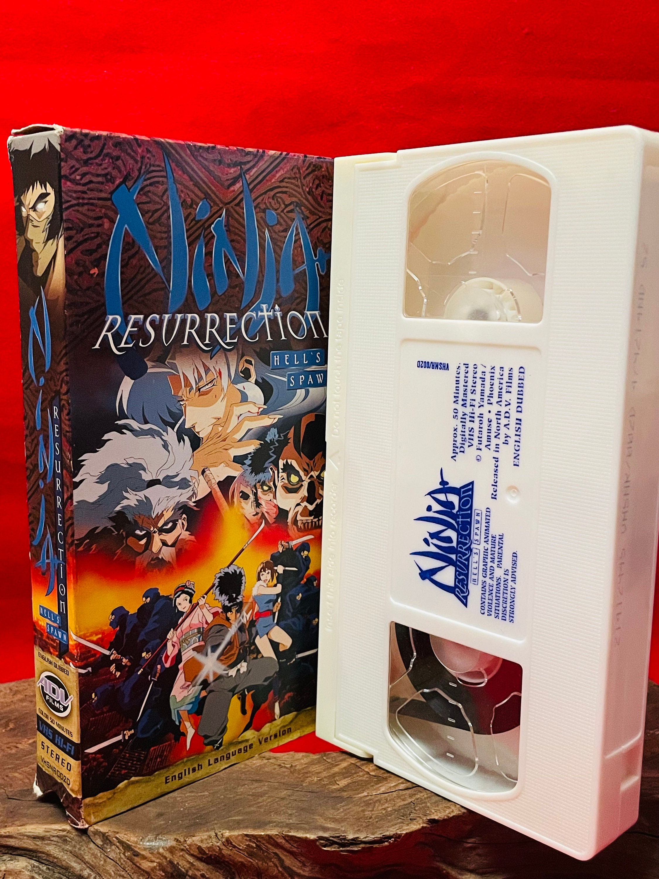 Ninja Resurrection (vintage Anime Vhs Double Feature Insanity!) - Etsy