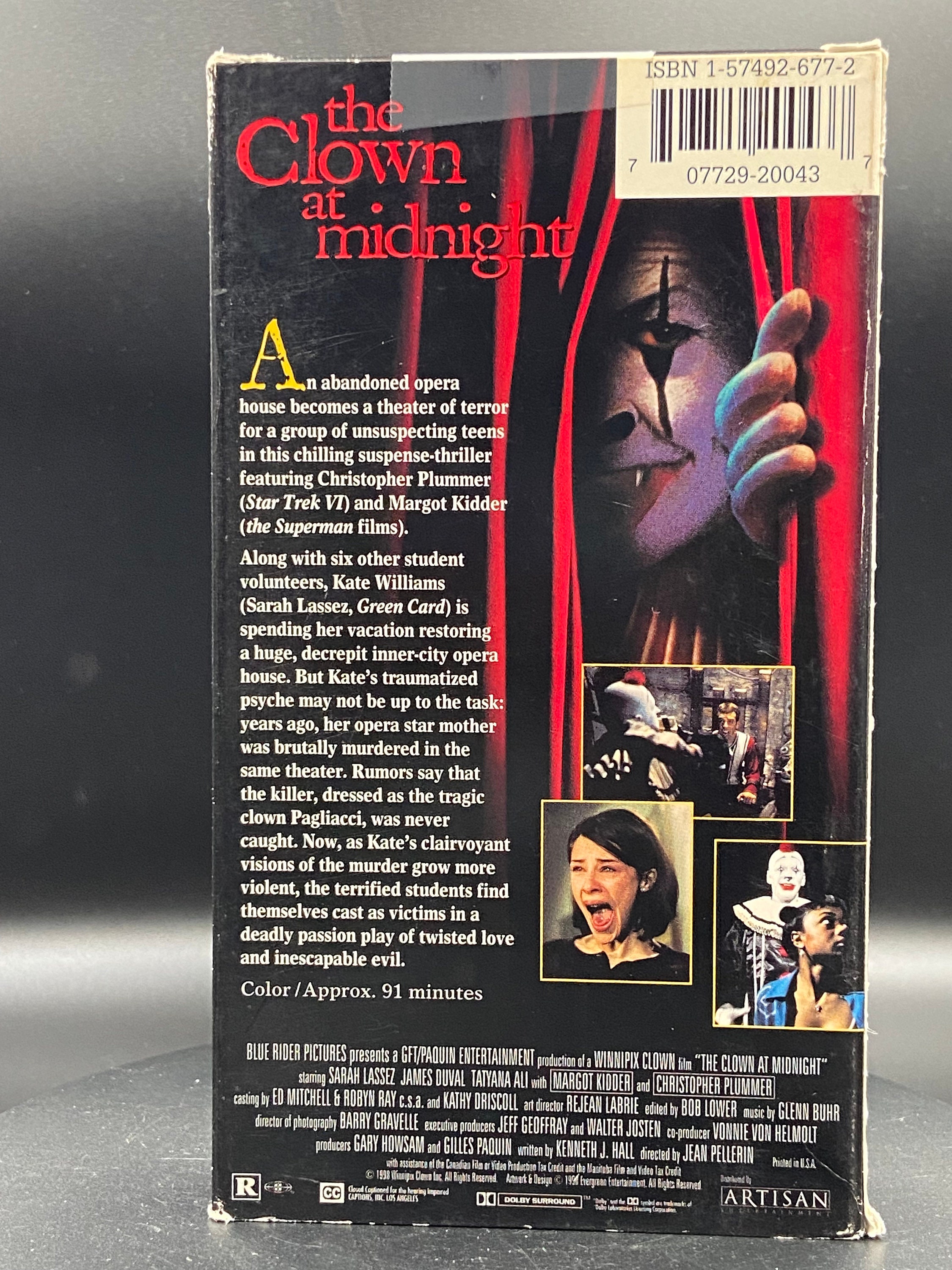 The Clown at Midnight (vintage Horror Vhs) - Etsy