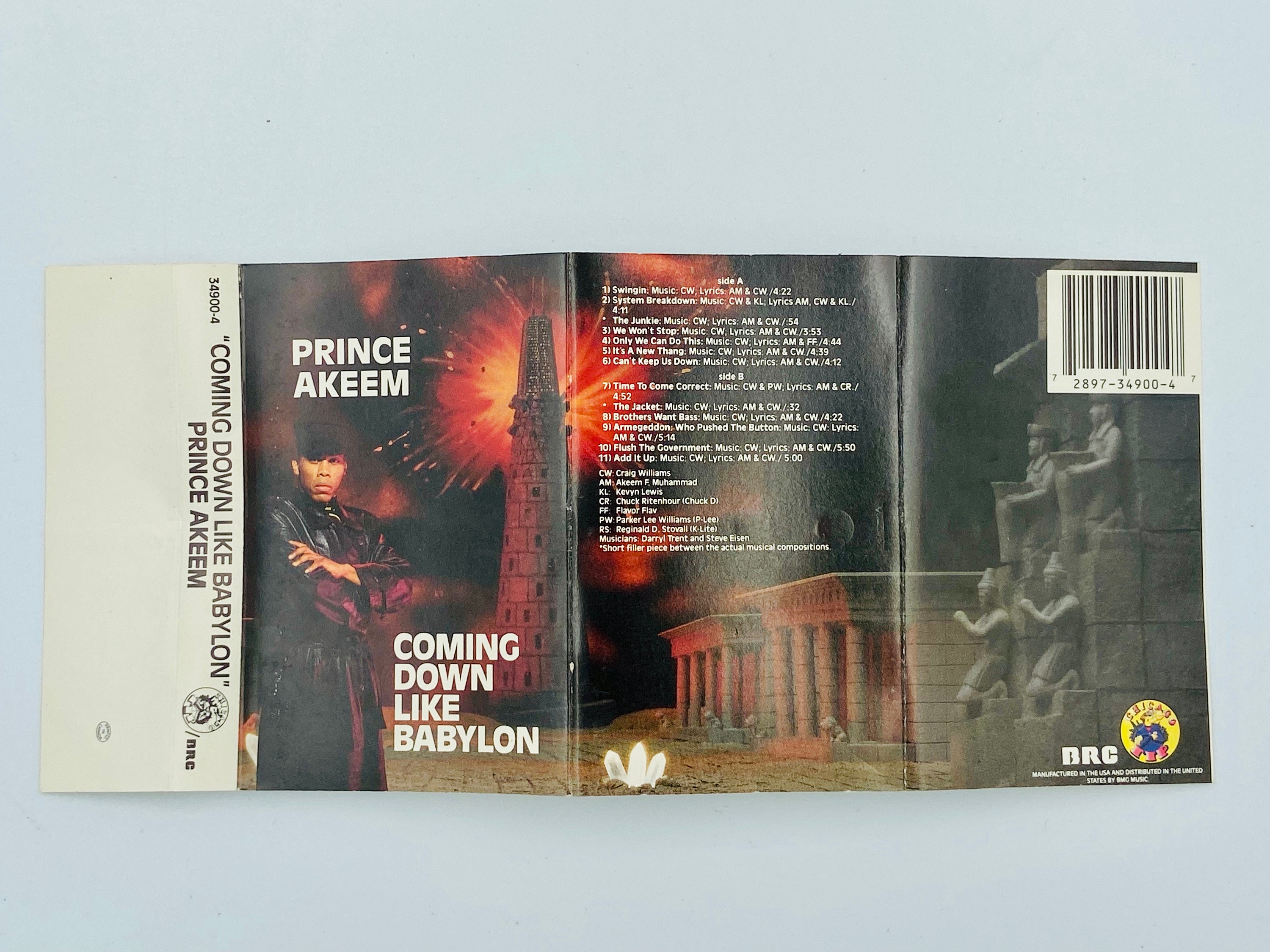Prince Akeem - Coming Down Like Babylon (vintage Hip Hop