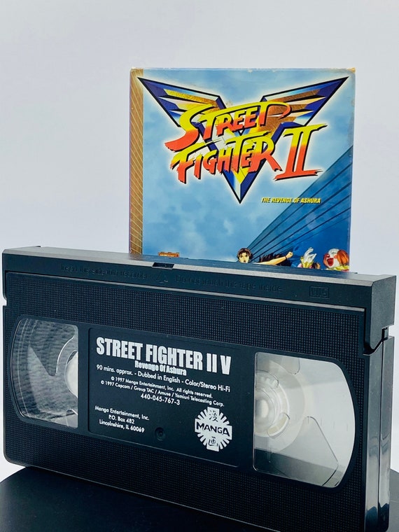 Street Fighter II V: the Revenge of Ashura vintage Anime Vhs