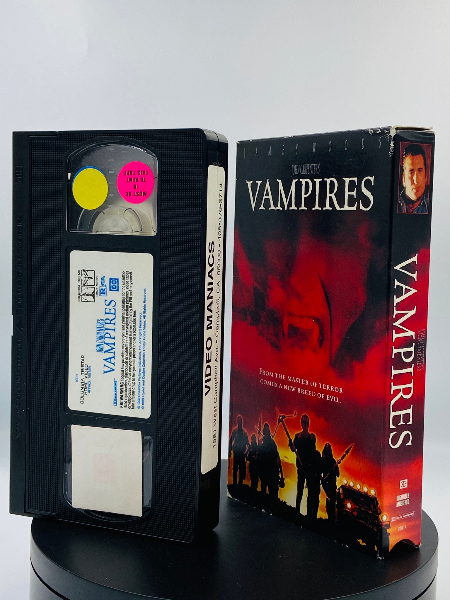The Hunger VHS MGM/UA Book Box VHS 80s Vampire Horror David