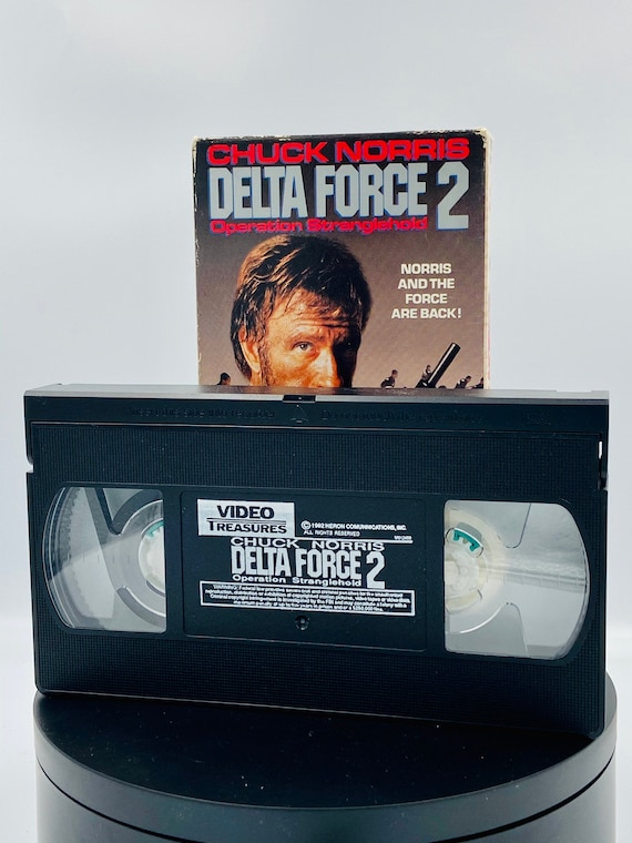 Delta Force 1 & 2 VHS Tape Set - Chuck Norris Double Feature - Etsy