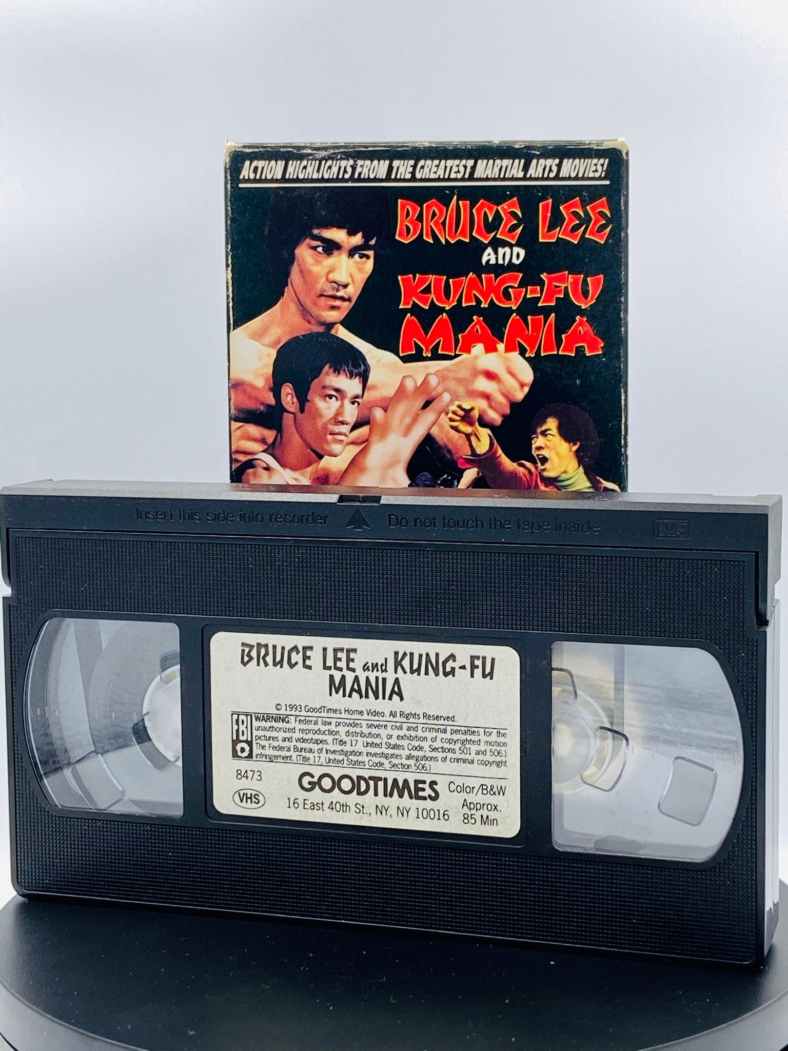 Bruce Lee and Kung fu Mania vintage Martial Arts Vhs Etsy