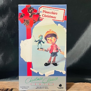 Pinocchio’s Christmas (vintage christmas vhs tape)