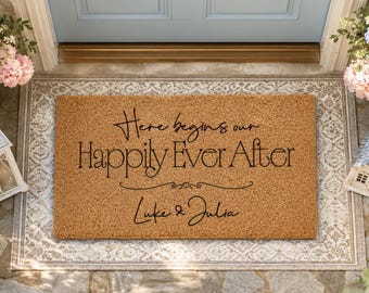 Personalised Custom Doormat - Welcome Mat Outdoor - Coir Rug - Home Decor Gift