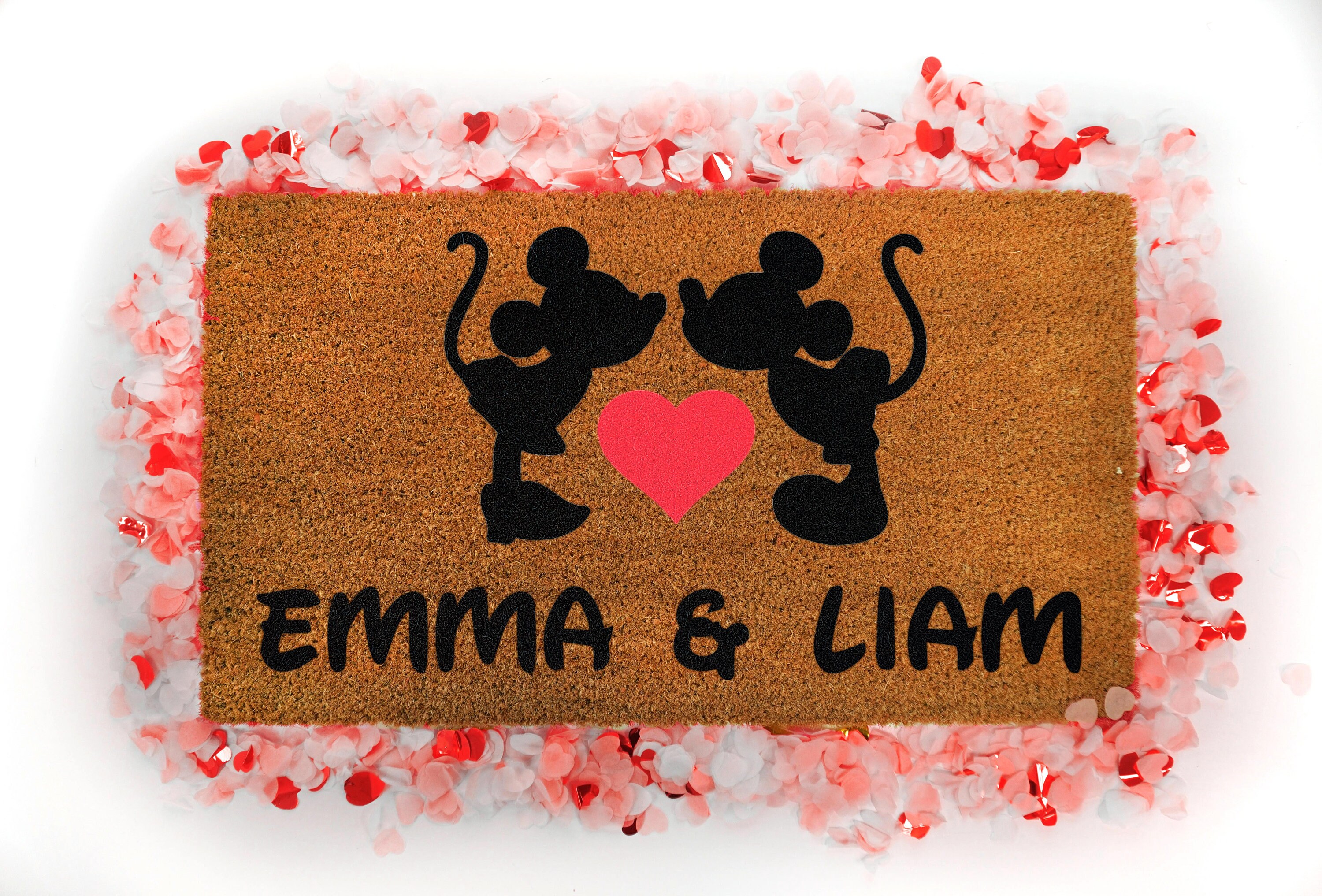 Disney Doormat Couples Gift Disney Wedding Engagement Etsy