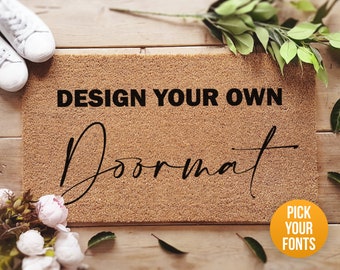Personalized Doormat - Custom Door Mat - Customized Doormat - Personalized Gift - Custom Gift-Housewarming Gift - Welcome Door Mat - Logomat