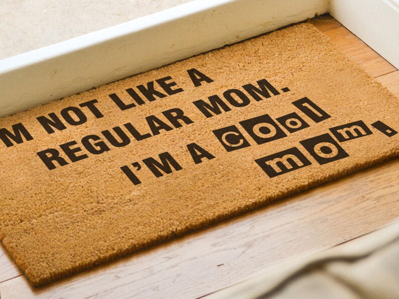Mean Girls Quote Doormat I'm Not Like A Regular Etsy