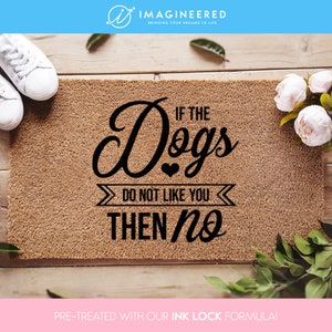 Adorable Dog Lover Doormat - Welcome Home with Paws - Dog-Themed Welcome Mat for Pet Lovers - Cute Dog Doormat for Animal Lovers