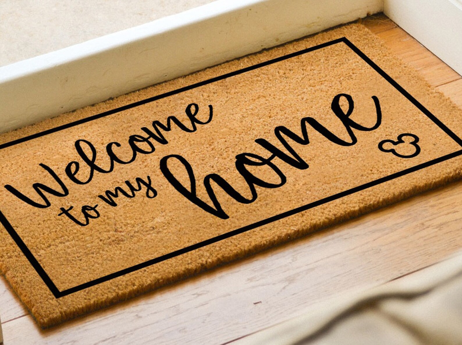 Disney Doormat Disney Door Mat Mickey Outdoor Rug Etsy