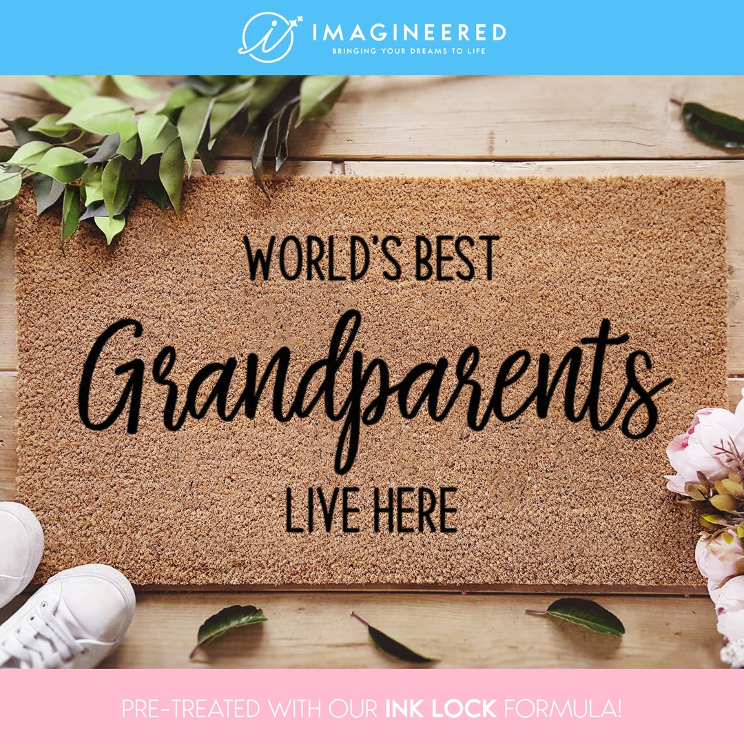 Grandparents Mat World's Best Grandparents Live Here