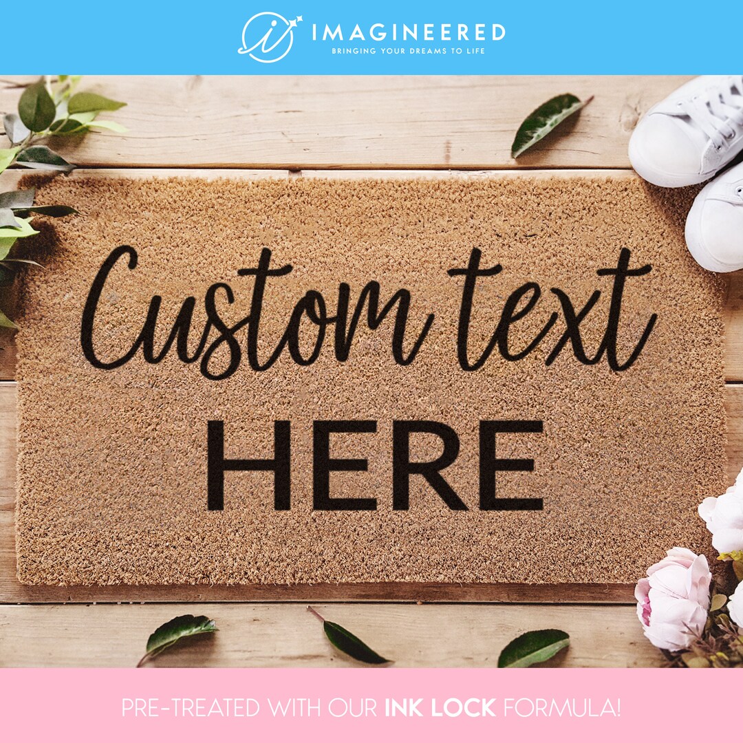 Custom Doormat Personalized Doormat Customized Door Mat Etsy UK