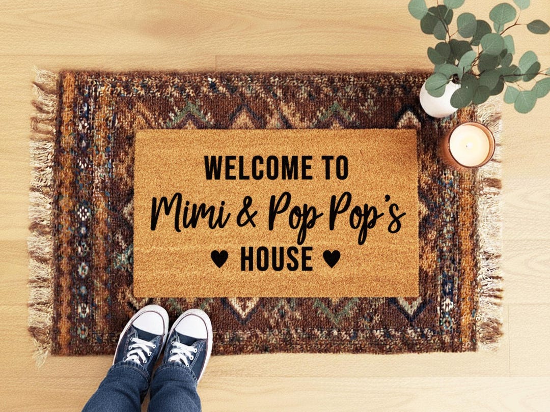 Personalized Welcome Mat – Custom Name Doormat for Front Door - Etsy UK