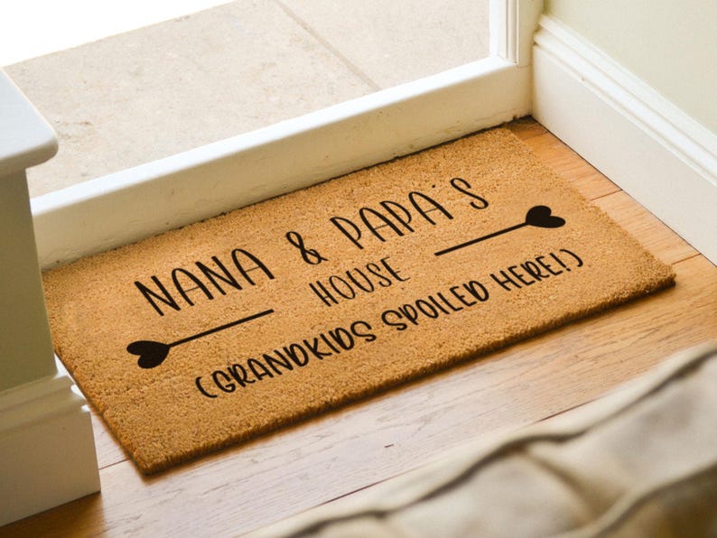 There's No Place Like Grandparents House, Grandparent Gift Mat, Nana And Papa, Grandma And Grandpa, Grandma And Grandad, Nanny And Grandad image 9