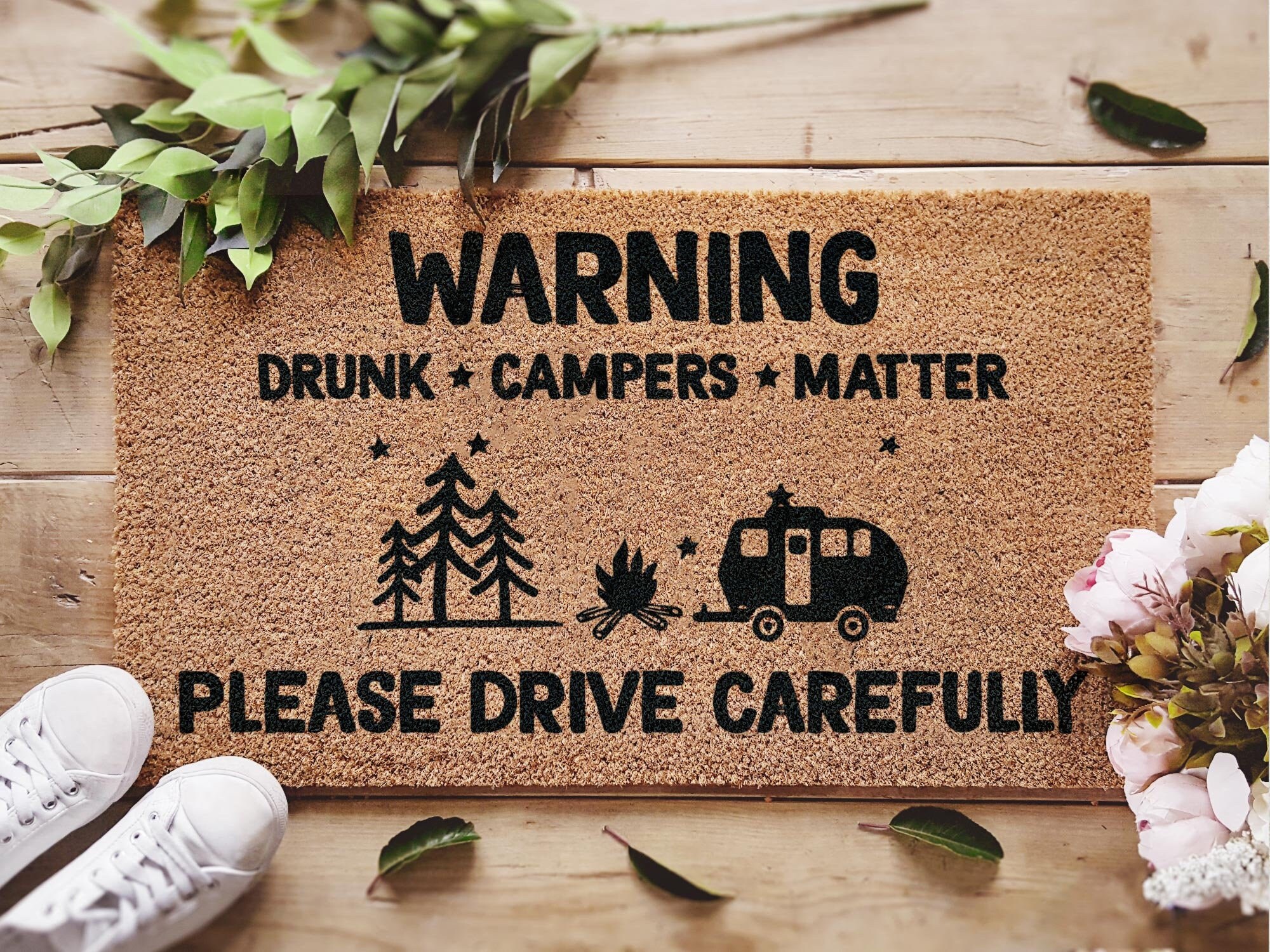 Camping Caravan Door Mat Campervan Gift Housewarming Gifts Etsy UK