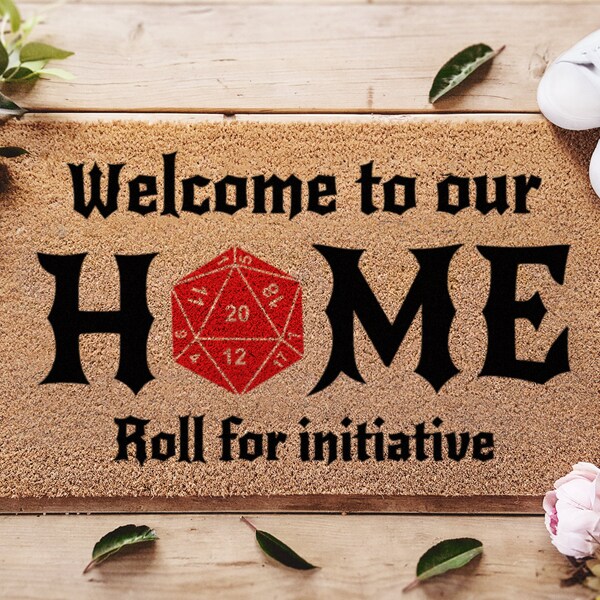 Dungeons and Dragons Welcome Mat - Etsy UK