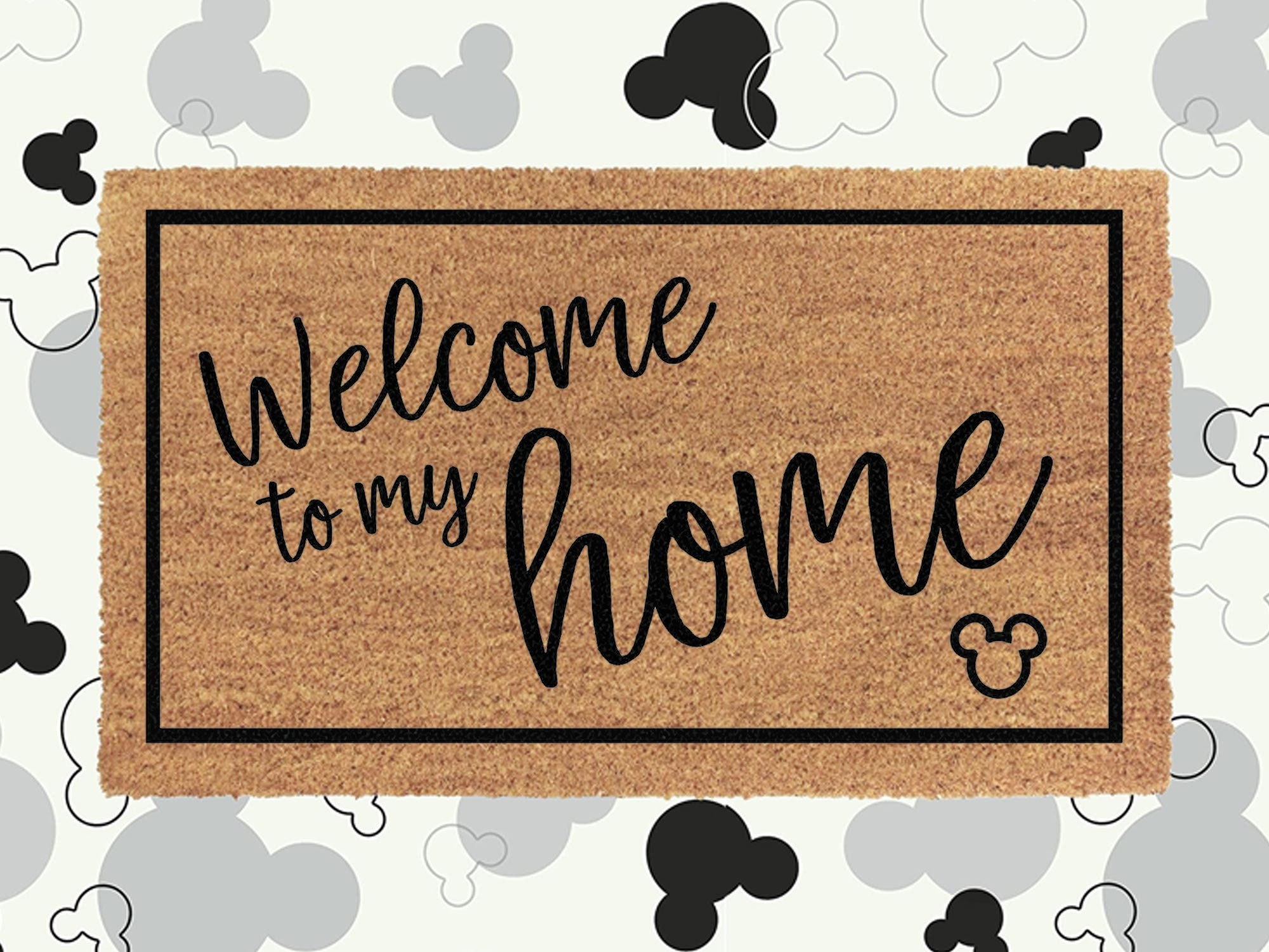 Disney Doormat Disney Door Mat Mickey Outdoor Rug Etsy