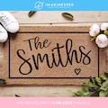 Personalized Coir Doormat – Custom Family Name Welcome Mat | Housewarming Gift | Wedding Gift | Outdoor Entry Rug | Realtor Closing Gift