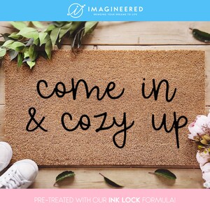 Come In And Cosy Up Doormat - Fall Home Decor - Fall Decorations - Fall Doormat - Seasonal Decor - Porch Decor - Fall Decor - Home Decor