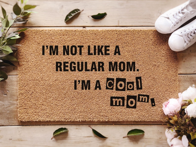 Mean Girls Quote Doormat I'm Not Like A Regular Etsy