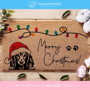 Personalized Dog Gift - Welcome Mat Dog - Dog Doormat - Custom Dog Gift - Dog Breeds - Dog Welcome Doormat - Custom Welcome Dog Mat