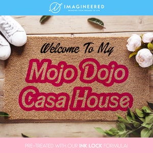 Mojo Dojo Casa House Doormat Welcome To The Mojo Dojo Movie Door Mat Funny Welcome Mat Mojo Dojo Casa Rug Pop Culture 画像 2