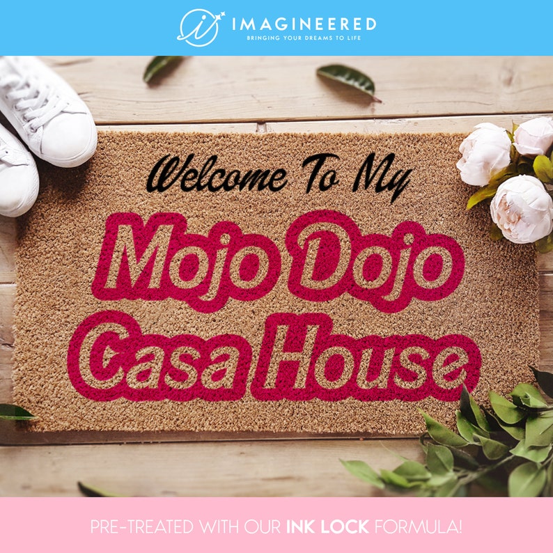 Mojo Dojo Casa House Doormat Welcome To The Mojo Dojo Movie Door Mat Funny Welcome Mat Mojo Dojo Casa Rug Pop Culture 画像 2