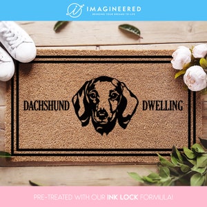 Dog Decor - Custom Doormat - Dog Door Mat - Dog Lover Gift - Housewarming Gift - Dog Doormat - Dog Home Decor