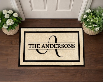 Personalized Monogram Doormat - Create a Warm Welcome for Your Home