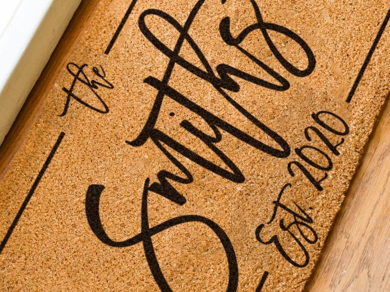 Custom Doormat / Personalized Doormat / Housewarming Gift / Etsy