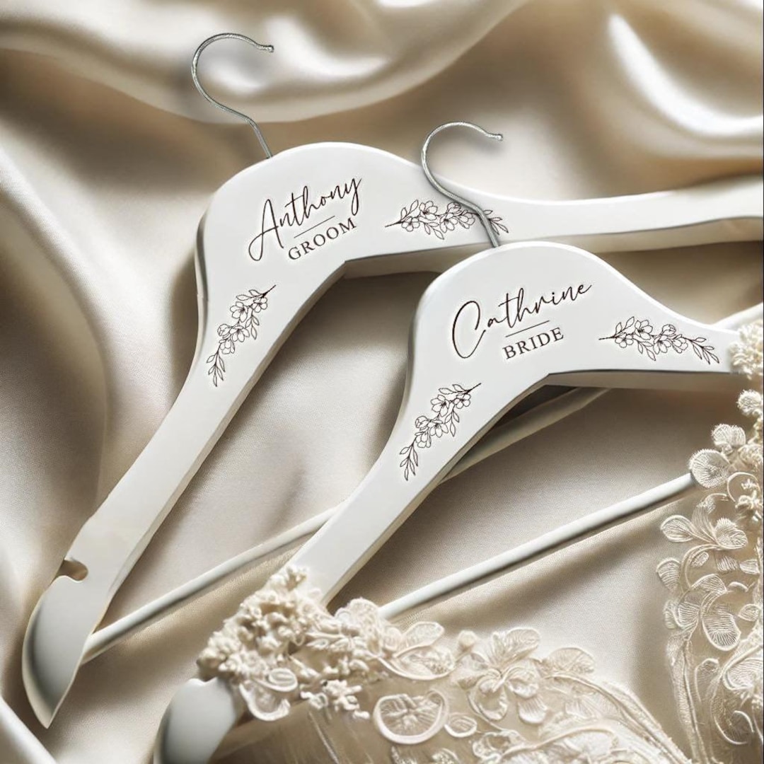 Personalized Wedding Hangers Personalized Wedding Hangers