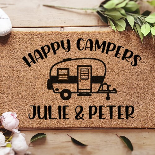 Camping Gift Camping Mat Custom Door Mat Etsy