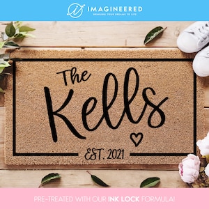 a door mat with the words the kells on it