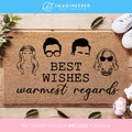 Best Wishes Warmest Regards - Schitt's Creek Welcome Mat - Stevie And David - Fandom Doormat - Schitts Creek Doormat - New Home Decor Gift