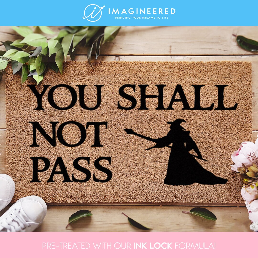 Lord Of The Rings Doormat YOU SHALL NOT PASS! 60 X 40 Cm LORD OF THE