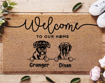 Approved by the Dog Doormat, Home Decor, Custom Doormat, Welcome Mat, Dog Doormat, Funny Doormat ...