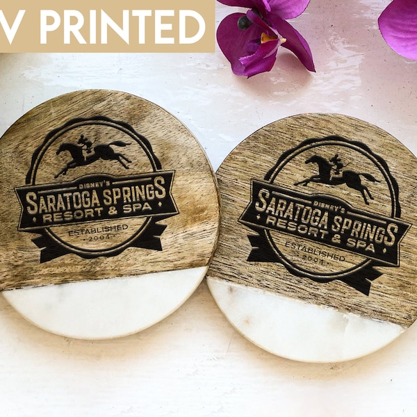 Saratoga Springs Coasters, DVC Gifts, Gifts For Her, Orlando, Florida, Saratoga Springs Resort, New Home Gifts, DVC, DVC Home Decor