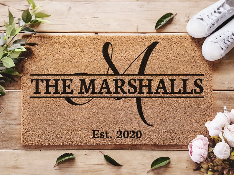 Personalized Doormat Custom Doormat Monogram Door Mat Etsy