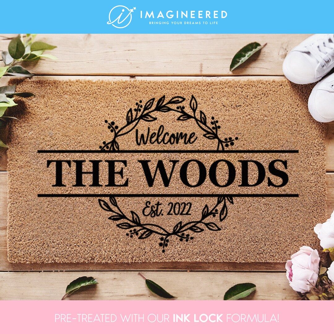Custom Door Mat Custom Doormat Personalized Doormat Established