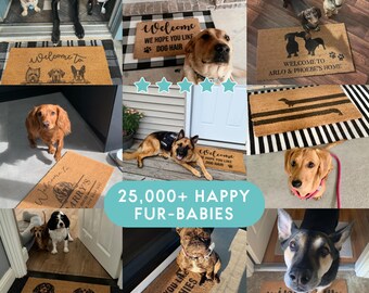 We Hope You Like Dog Hair Dog Lover Welcome Doormat Coconut