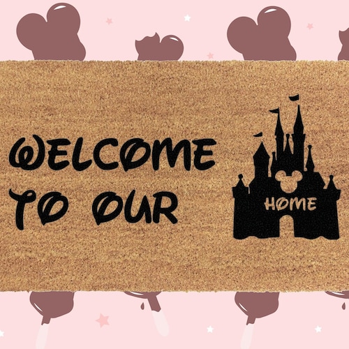 Disney Doormat Disney Door Mat Mickey Outdoor Rug Etsy