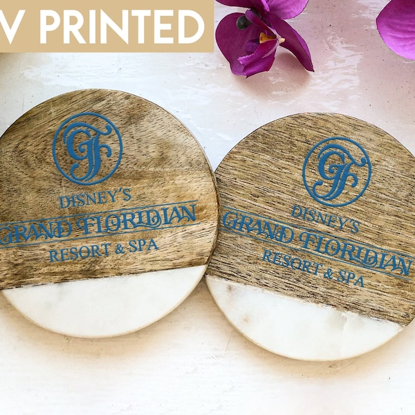 Grand Floridian Coasters, DVC Gifts, Gifts For Her, Orlando, Florida, Grand Floridian Resort, New Home Gifts, DVC Member Gift