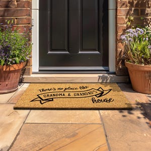 There's No Place Like Grandparents House, Grandparent Gift Mat, Nana And Papa, Grandma And Grandpa, Grandma And Grandad, Nanny And Grandad image 4