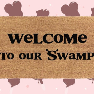 Shrek What Are You Doing In My Swamp Doormat Coir Welcome Etsy