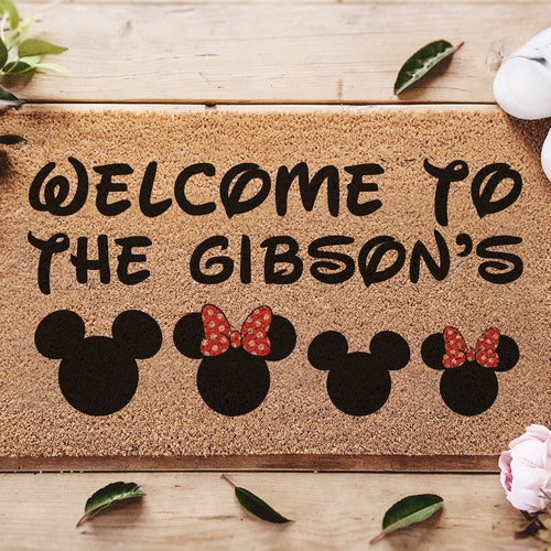 Disney Monorail Doormat Disney Door Mat Disney Home Decor Etsy