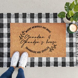 There's No Place Like Grandparents House, Grandparent Gift Mat, Nana And Papa, Grandma And Grandpa, Grandma And Grandad, Nanny And Grandad image 6